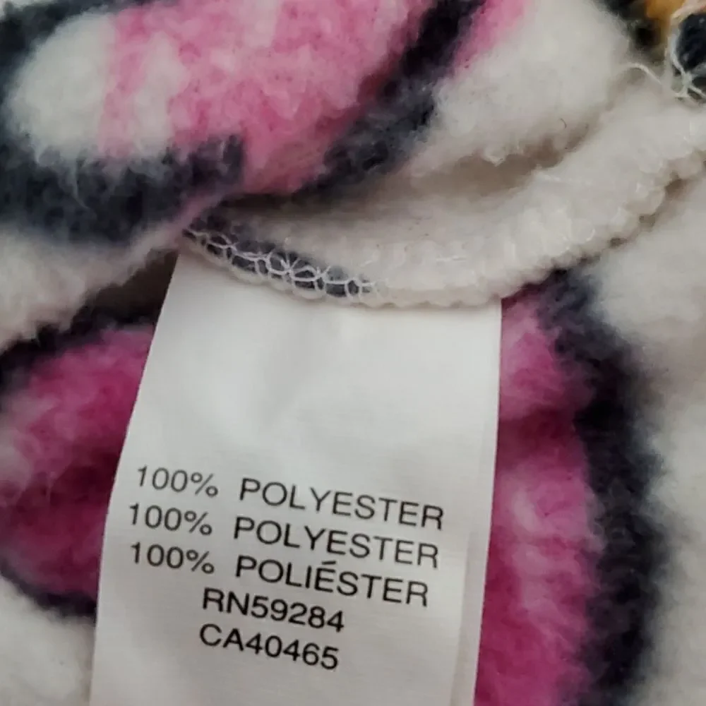 The Children's Place Baby Girl Heart Fleece Hoodie Size 6-9 Months
